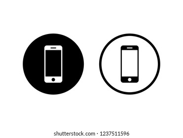 Mobile phone smartphone device gadget. telephone icon