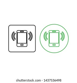 Mobile phone. Smartphone icon. Call icon 