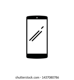 Mobile phone. Smartphone icon vector logo template