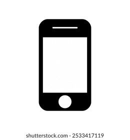 Mobile phone smartphone icon vector illustration. Old style smartphone. 