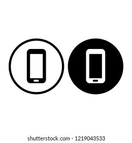 Mobile phone sms icon.
