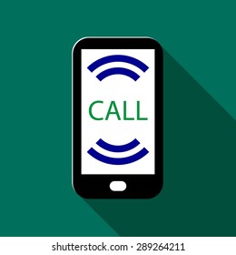 Mobile phone sms icon