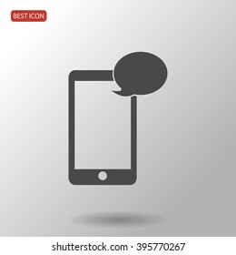 Mobile phone sms icon