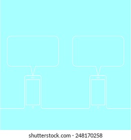 Mobile phone and speech