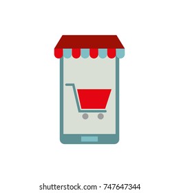 mobile phone store commerce online digital concept