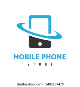 mobile phone store for your needs such phone shop logo, a new project, add to document, presentation, website, etc