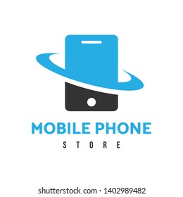 mobile phone store for your needs such phone shop logo, a new project, add to document, presentation, website, etc