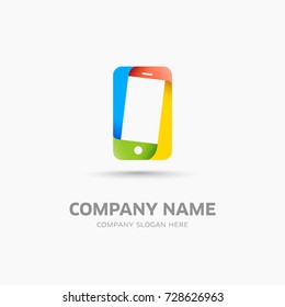 Mobile phone symbol and logo template