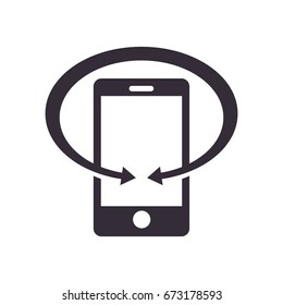 Mobile Phone Technology Business Symbol Design
