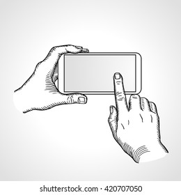 Mobile phone touch gestures