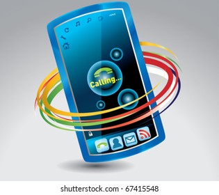 mobile phone, touch screen