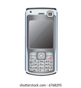 mobile phone vector 1