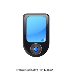 Mobile phone in vector