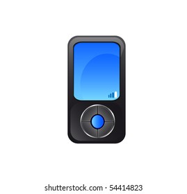 Mobile phone in vector