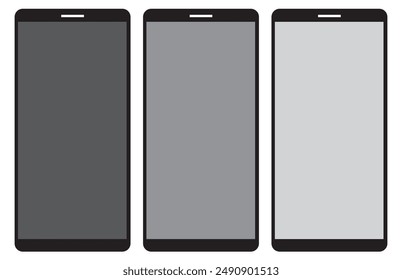 Mobile phone vector design. Mobile design on white background.