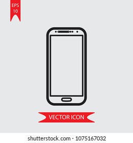Mobile phone vector icon