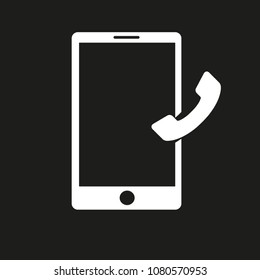 mobile phone vector icon