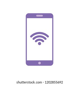 Mobile phone vector icon