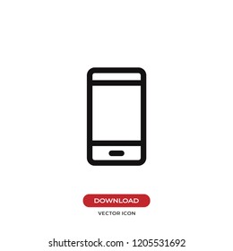 Mobile phone vector icon