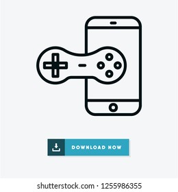 Mobile phone vector icon