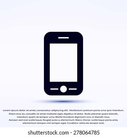 mobile phone vector icon