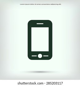 mobile phone vector icon