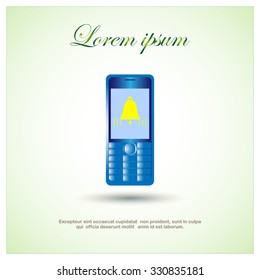 Mobile phone, vector, icon