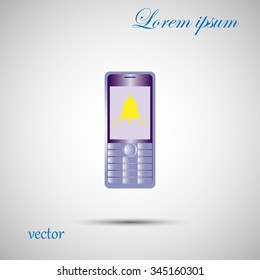 Mobile phone, vector, icon