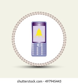 Mobile phone, vector, icon