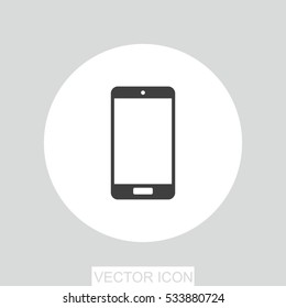 Mobile phone vector icon