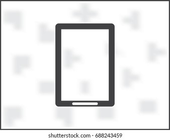 Mobile phone vector icon