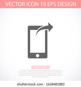 Mobile phone vector icon app; application; black; business; buttons; call