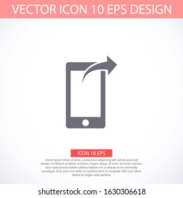 Mobile phone vector icon app; application; black; business; buttons; call