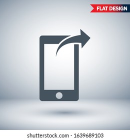 Mobile phone vector icon app; application; black; business; buttons; call