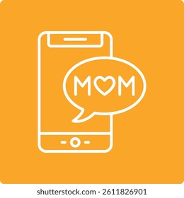 Mobile Phone vector icon. Can be used for printing, mobile and web applications.