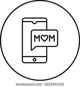 Mobile Phone vector icon. Can be used for printing, mobile and web applications.
