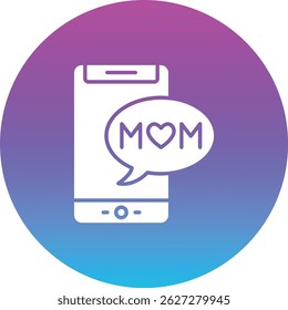 Icono del Vector del teléfono móvil. Se puede utilizar para aplicaciones de impresión, móviles y de Web.
