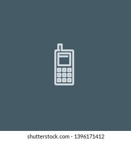 Mobile Phone vector icon. Mobile Phone concept stroke symbol design. Thin graphic elements vector illustration, outline pattern for your web site design, logo, UI. EPS 10.