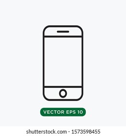 mobile phone vector icon design concept