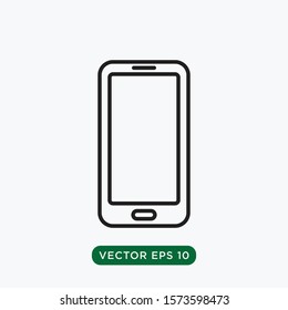 mobile phone vector icon design concept