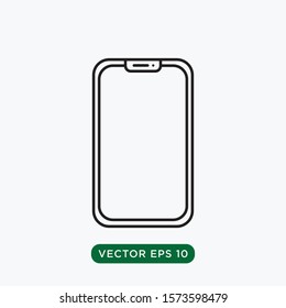 mobile phone vector icon design concept