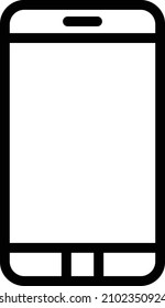 Mobile phone Vector Icon Design Illustration