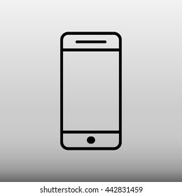 Mobile Phone Vector Icon Illustration