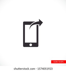 Mobile phone vector icon message, vector, web, website, win, wireless