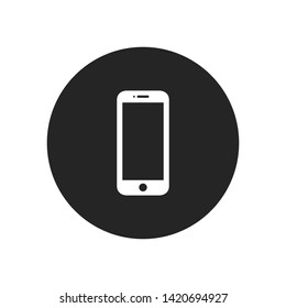 Mobile phone vector icon in modern design style for web site and mobile app