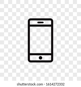 Mobile phone vector icon in modern design style for web site and mobile app