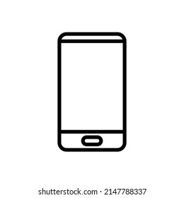 Mobile Phone Vector Icon. Vector sign in simple style isolated on white background. Original size 64x64 pixels.