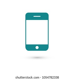 Mobile phone vector icon, smartphone icon