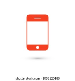 Mobile phone vector icon, smartphone icon