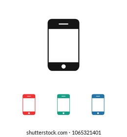 Mobile phone vector icon, smartphone icon